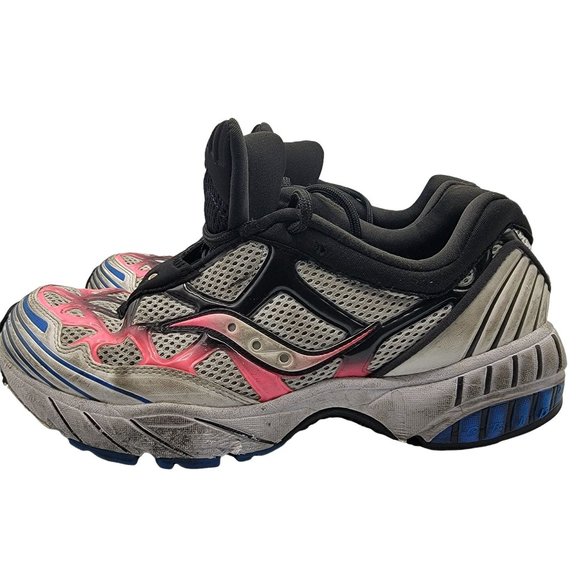 Saucony Originals Grid Web Mens 8.5 Shoes White Pink Blue Sneakers - S70466-4 main image 4